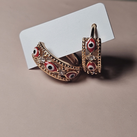 Celestial Protection Hoops - Cherry Charm - Picture 5 of 5